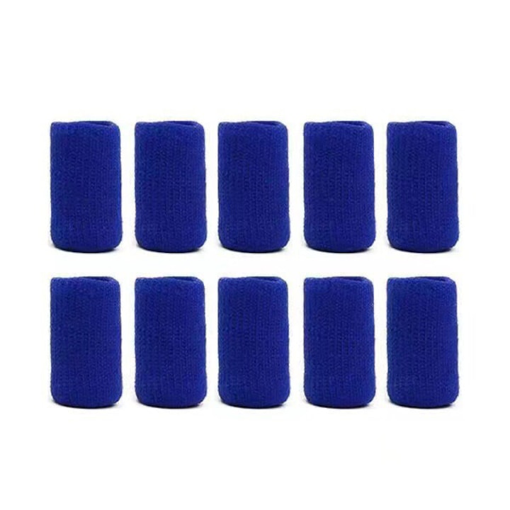 10 db-os ujjvédő készlet, AEWOYAD, Elasztikus, Kék