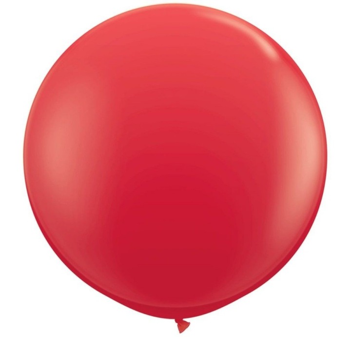 Balon Jumbo 90 cm Rosu, Decor Eveniment, Material Rezistent, WOW Shop
