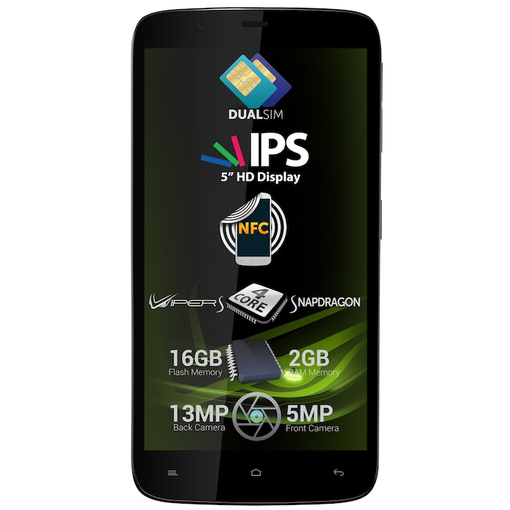 Telefon mobil Allview V1 Viper S, Dual SIM, Black