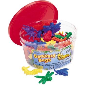 Insecte de gradina pentru numarat - set 72 buc Learning Resources Insecte de gradina pentru numarat - set 72 buc Learning Resources