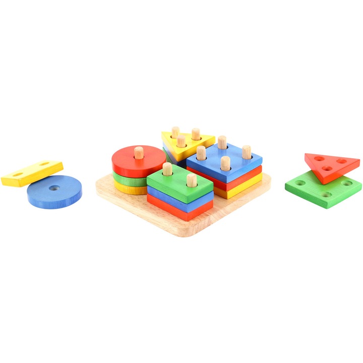 Игра за сортиране - 4 геометрични фигури BigJigs