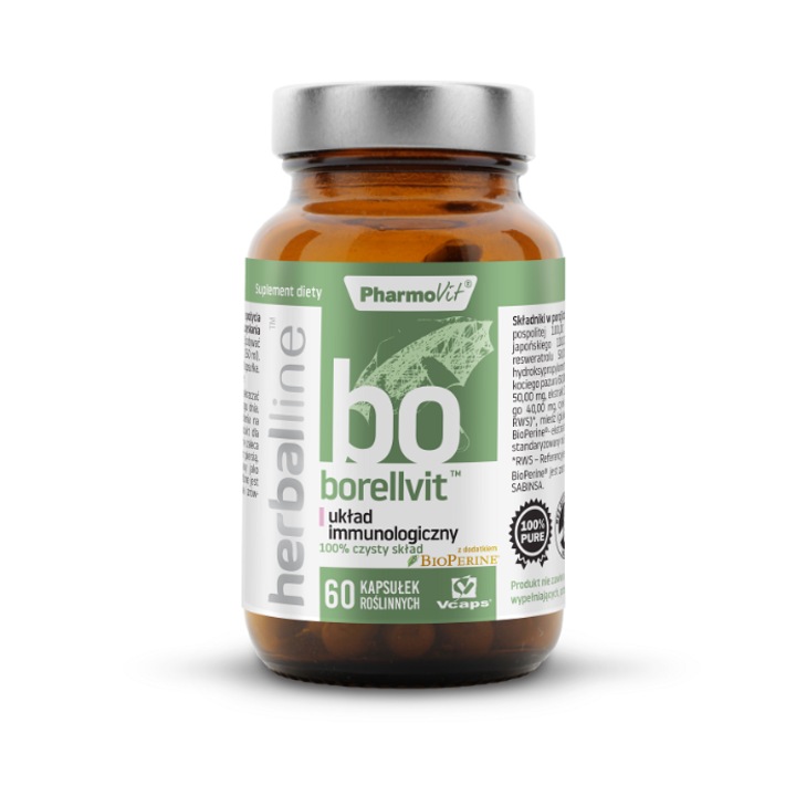 Supliment pentru sistemul imunitar Borellvit fara gluten 60 buc. (29,59 G) Pharmovit