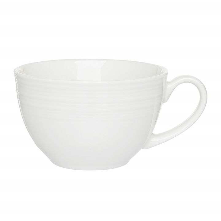 Ceasca portelan 220ml, alb, Ambition Linea