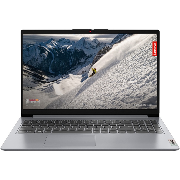 Lenovo IdeaPad 1 15ALC7 15.6" FHD laptop, AMD Ryzen™ 7 5700U, 16GB, 1TB SSD, AMD Radeon™ Graphics, NoOS, Nemzetközi angol billentyűzet, Szürke
