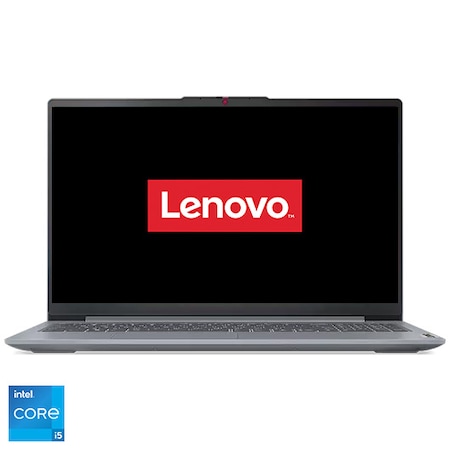 Laptop Lenovo IdeaPad Slim 3 15IAH8 cu procesor Intel® Core™ i5-12450H pana la 4.4 GHz, 15.6", Full HD, 16GB, 512GB SSD, Intel® UHD Graphics, No OS, Arctic Grey