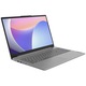 Lenovo IdeaPad Slim 3 15IRU8 laptop, Intel® Core i3-1315U, 15.6" Full HD, IPS, 8GB DDR5 RAM, 512GB SSD, Intel® UHD Graphics, No OS, Nemzetközi angol billentyűzet, Arctic Grey