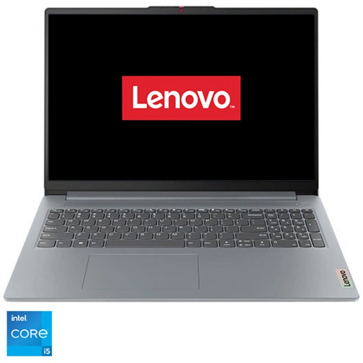 Laptop Lenovo IdeaPad Slim 3 16IAH8 cu procesor Intel® Core™ i5-12450H pana la 4.4 GHz, 16", WUXGA, IPS, 16GB, 1TB SSD, Intel® UHD Graphics, No OS, Arctic Grey