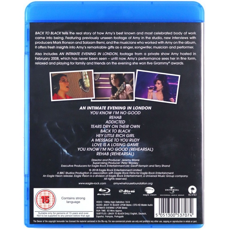 Amy Winehouse: Back To Black [Blu-Ray] - eMAG.bg