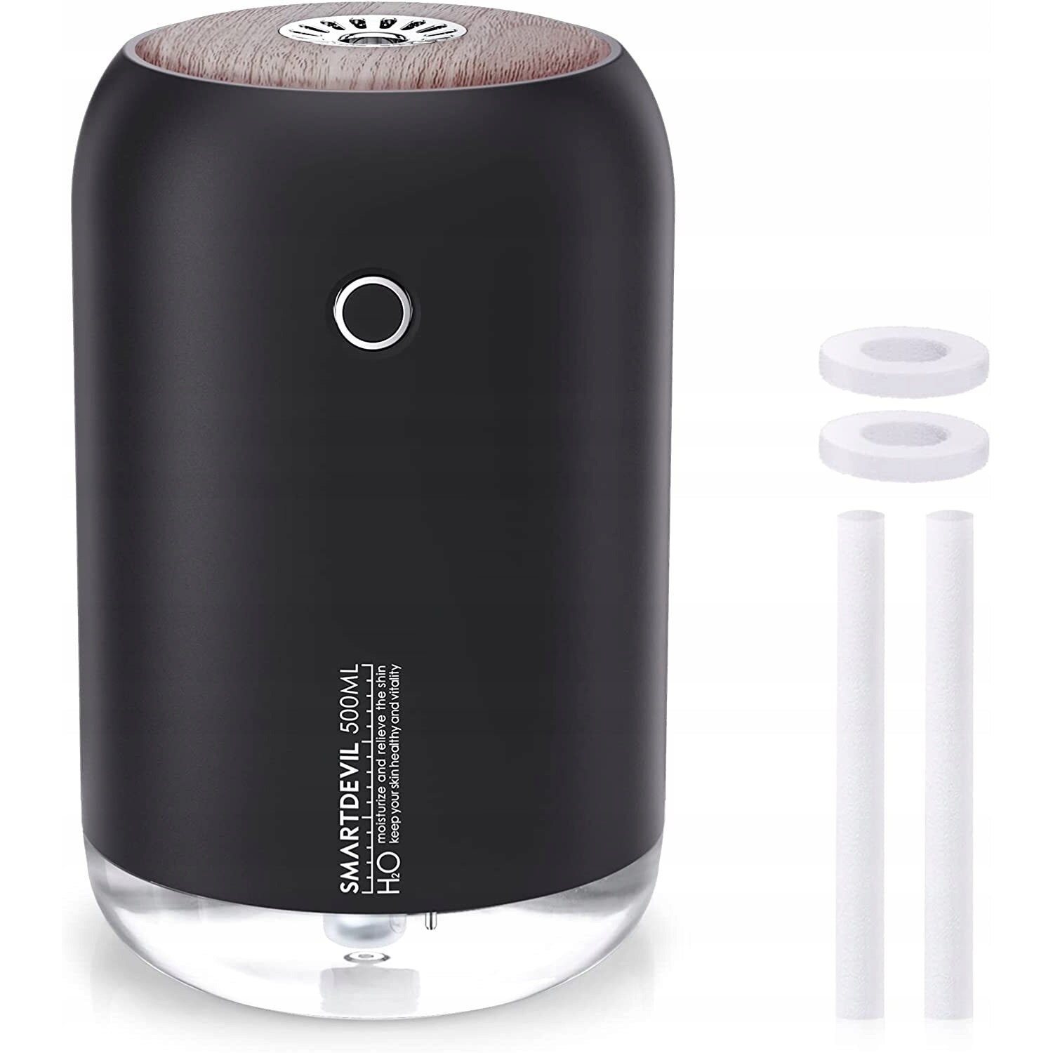 Smartdevil Small Humidifier Mini umidificator de aer, SmartDevil, 500 ml - eMAG.ro