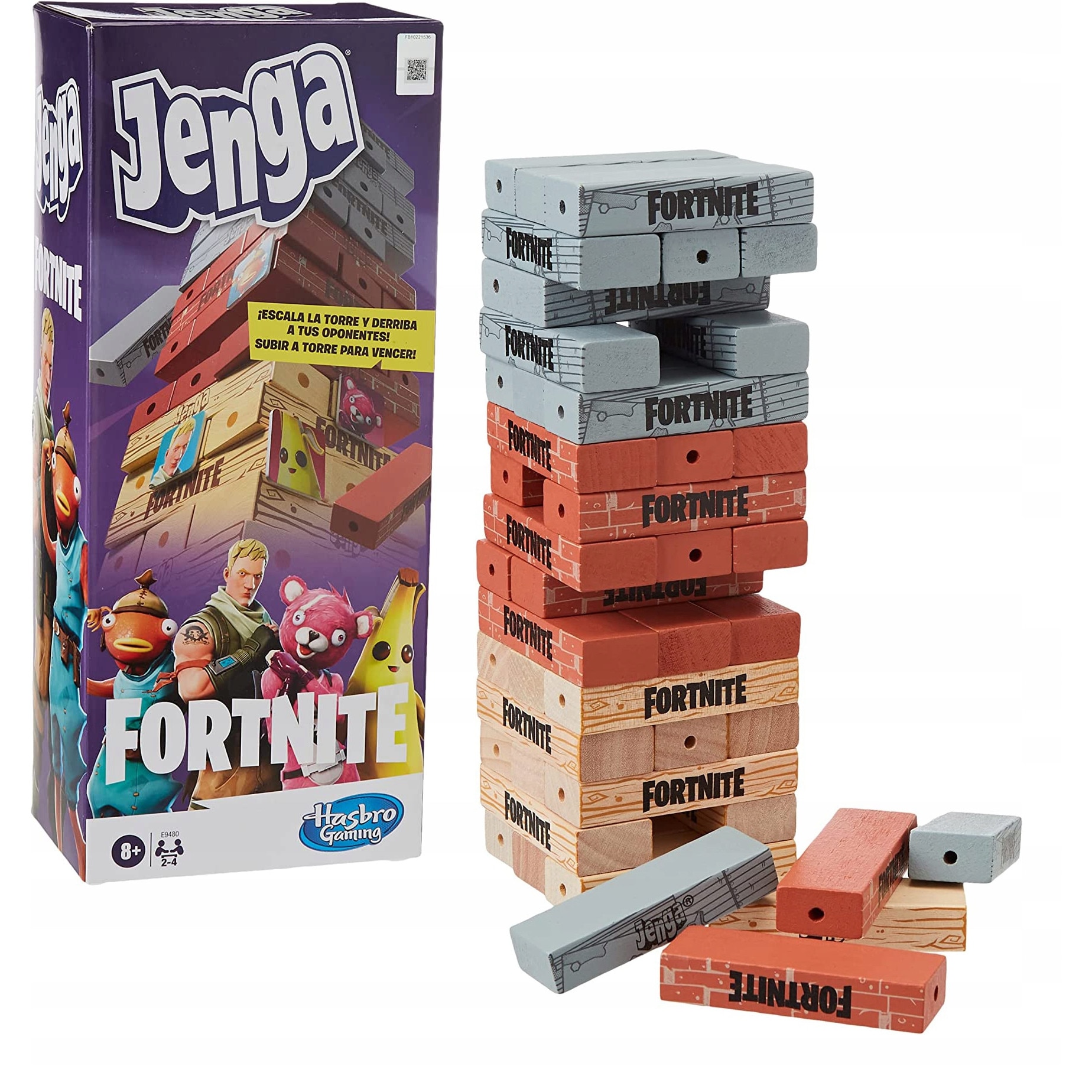 Jenga Fortnite, Hasbro Gaming, Multicolor - eMAG.bg