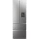 Combina frigorifica Haier HFR7720DWMP, 477 litri, No Frost, Air Surround, Humidity Zone, My Zone, Dozator apa, SuperCooling, SuperFreezing, Raft sticle ,Clasa D, H 201 cm, Inox