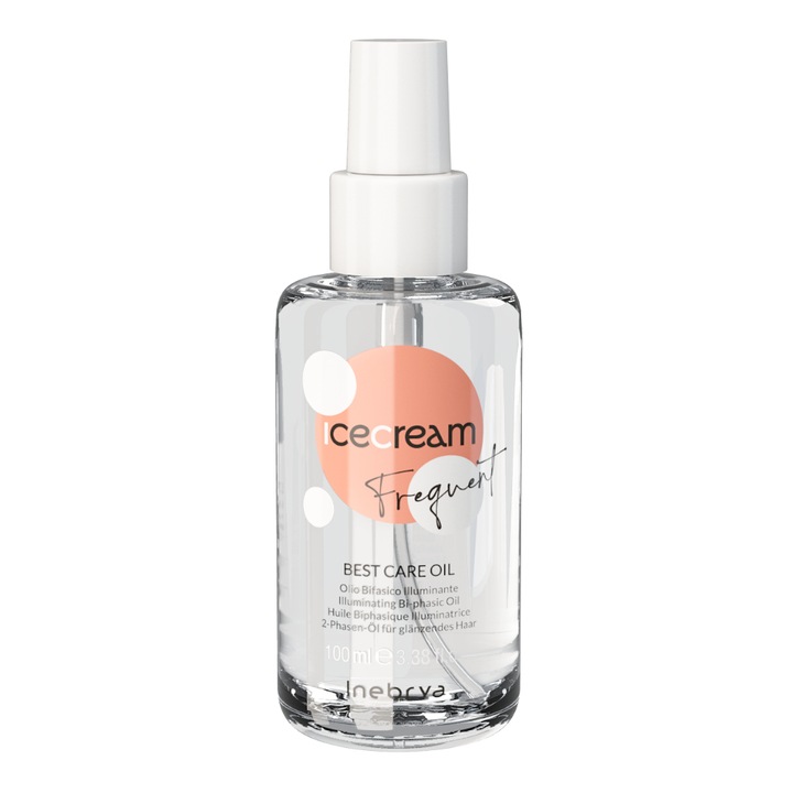 Inebrya Ice Cream Frequent Best Care Ulei, ulei de par iluminator, in doua faze, 100 ml