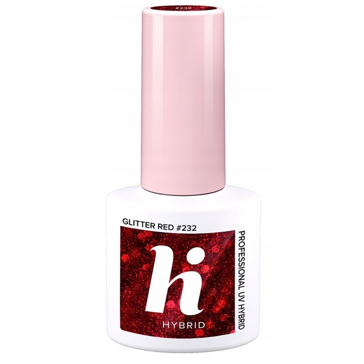 Лак за нокти, Hi Hybrid, 5 ml, червен