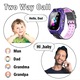 Детски смарт часовник Olivfant™ Z6, водоустойчив, 1,4 инча, видеообаждане, блокиране на обаждания, шпионско наблюдение, черен/лилав