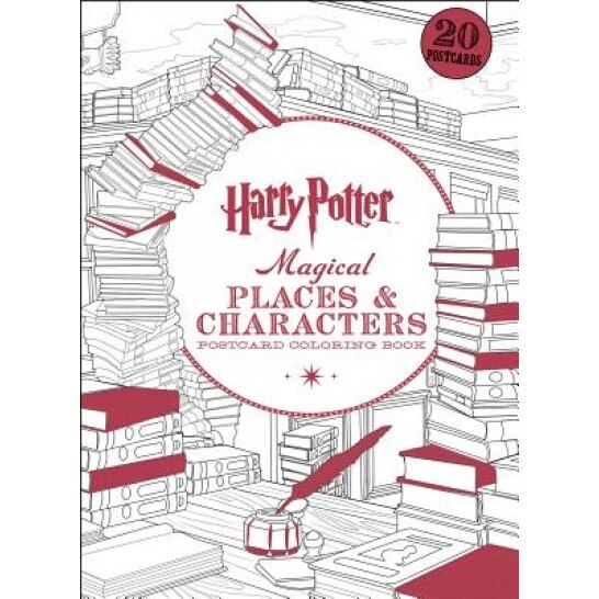 Harry Potter Magical Places & Characters Postcard Coloring Book, Inc. Scholastic (Author)