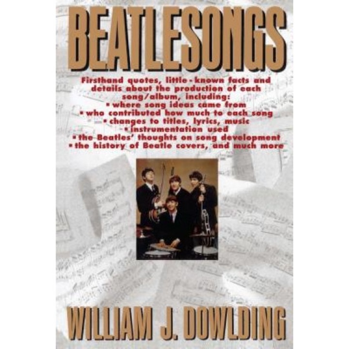 Beatlesongs, William J. Dowlding (Author)