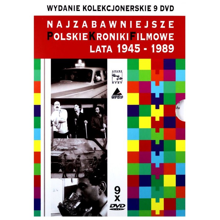 Najzabawniejsze Polskie Kroniki Filmowe Lata 1945-1989 [BOX] [9DVD]