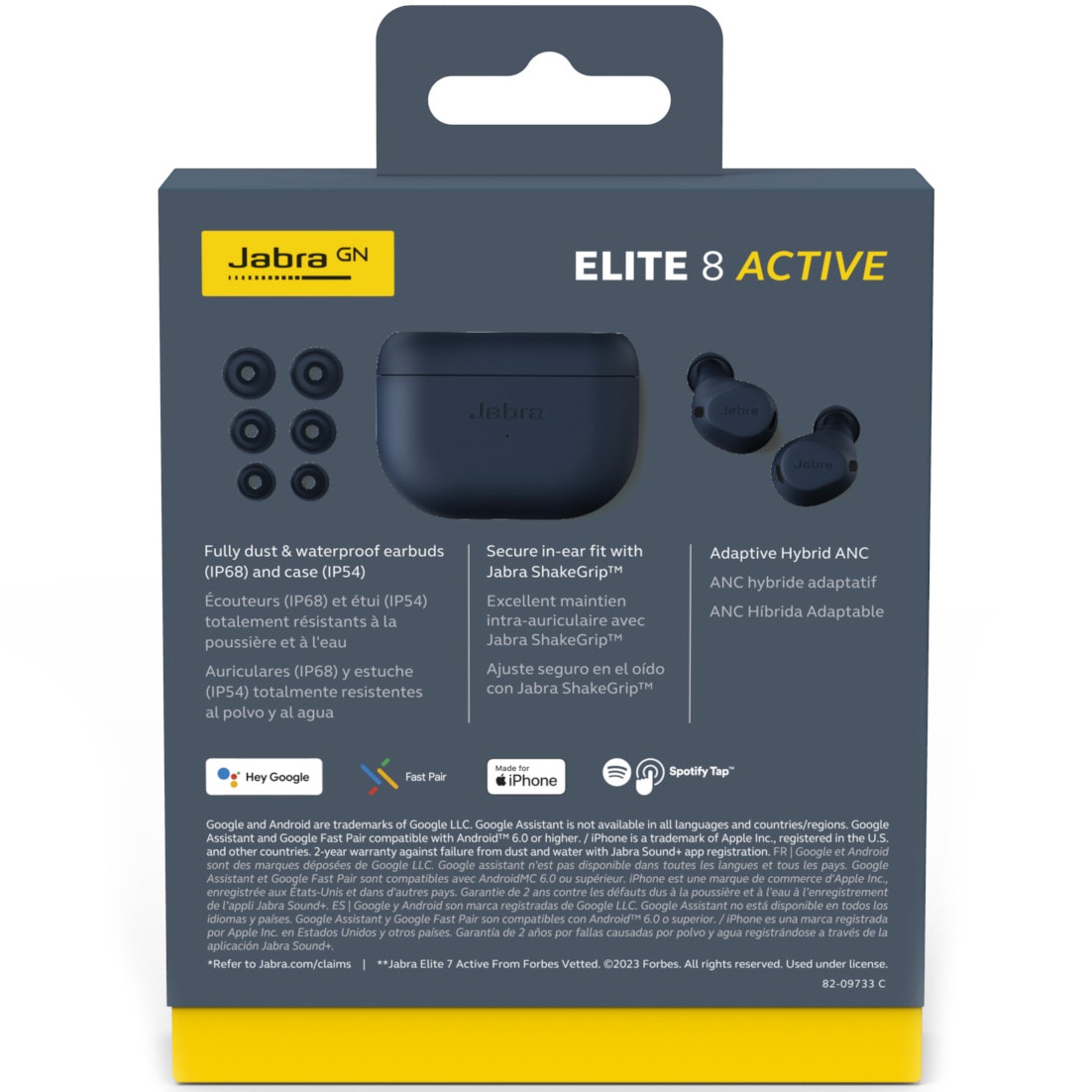 Casti audio in ear Jabra Elite 8 Active True Wireless Bluetooth