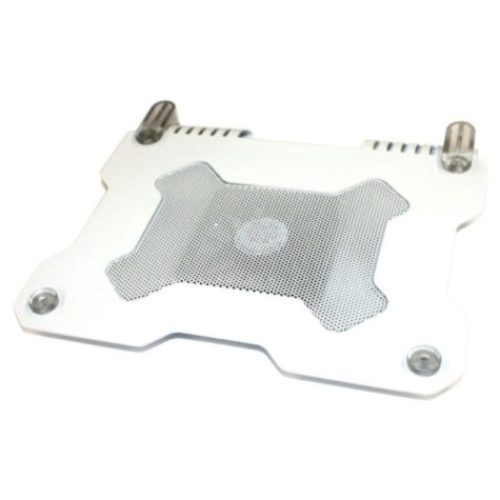 Cooler Pad pentru notebook, Aluminiu, Alb