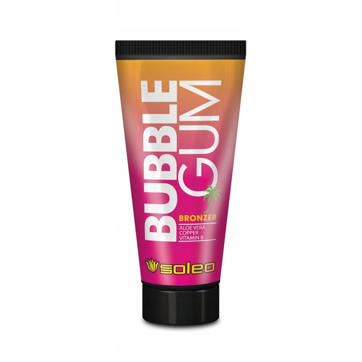 Крем с ускорител за тен, Soleo, Bubble Gum, 150 мл