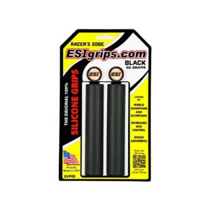 Set 2 manere ESIgrips S21 Racer's Edge, 50g negru