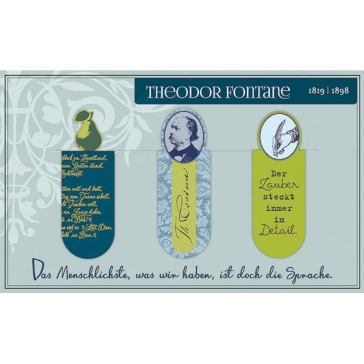 Mágneses könyvjelzők - Fontane, Moses