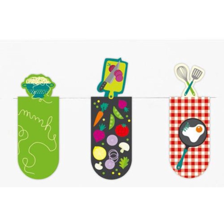 Mágneses könyvjelzők, Gatit, Moses, 5,5x2x0,1 cm