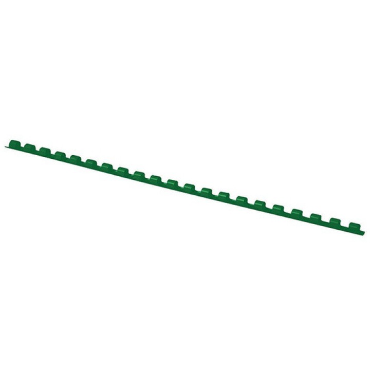 Set 100 spirale de legatura, Plastic, 6 mm, Verde