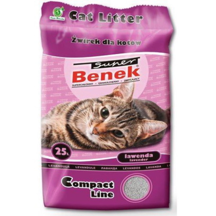 Котешка тоалетна Super Benek Lavender 25л