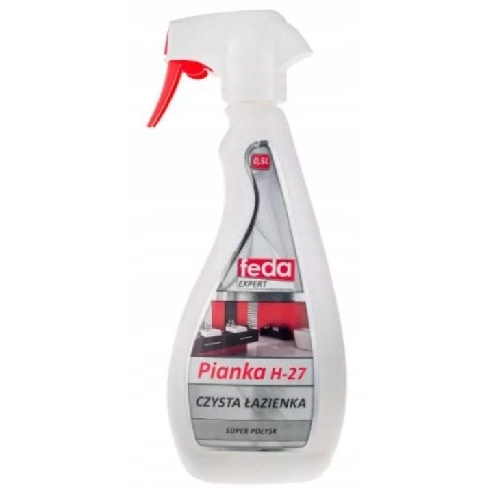 Solutie de curatare Feda 0,6L, pentru baie, utilizare universala, fara zgarieturi, parfum placut