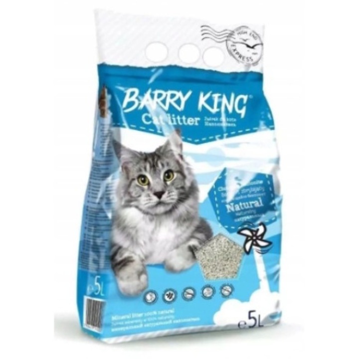 Asternut igienic pentru pisici, Barry King, 5 L