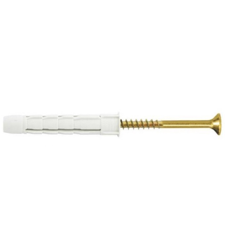Dop de expansiune universal cu surub conic din nailon, 3.5/6,0x50 mm