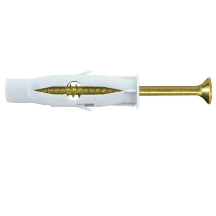 Univerzális tágulási dugó 10x60mm nylonból, UN + kúpos csavar 6x100mm