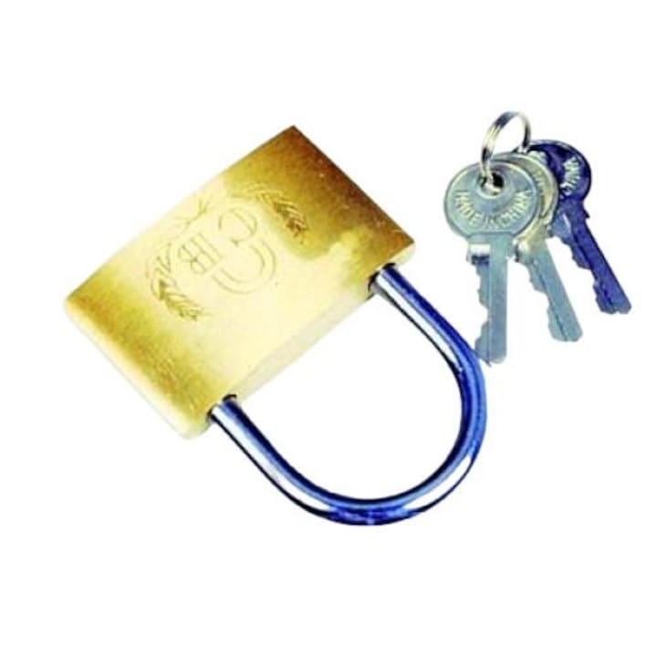 Катинар Toya, Месинг, 90 x 40 mm, Златист/Сребрист