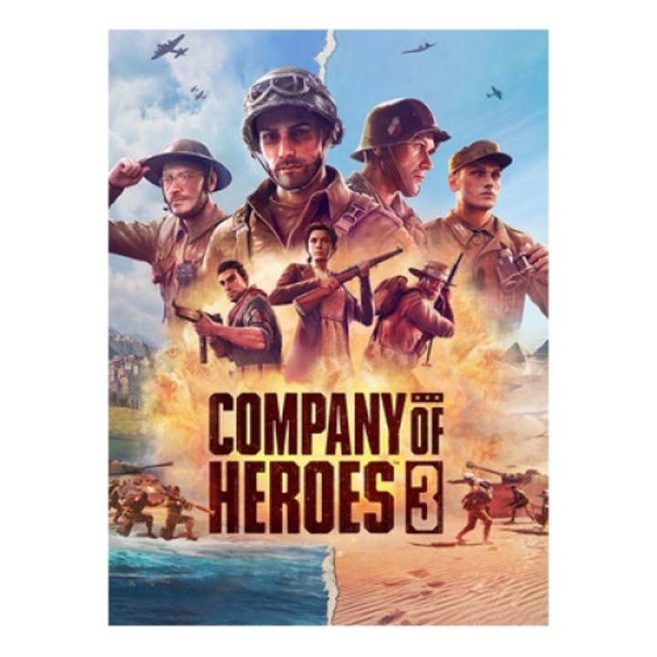 CD-kulcsos játék "Company of Heroes 3", Sega, Steam platform aktiválás