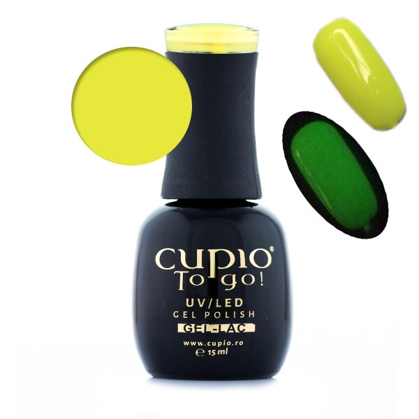 Oja semipermanenta Glow in the Dark - Yellow 15ml