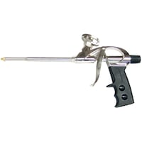 Pistol pentru spuma poliuretanica Evotools, metalic, nichelat