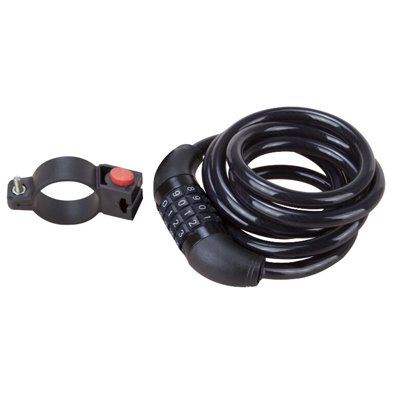 Antifurt pentru bicicleta cu cifru Evotools, lungime 80 cm, diametru 10 mm, 4 digiti