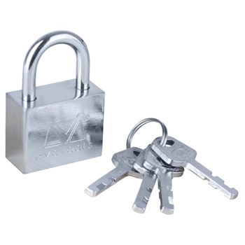 Lacat din otel Evotools, 60 mm, 4 chei Lacat din otel Evotools, 60 mm, 4 chei
