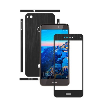 1 + 1 GRATUIT - Huawei P9 Lite 2017 - Brushed Negru - Folie de protectie Carbon Skinz, Husa Full Body Cover de tip Skin Adeziv pentru Rama Ecran,Carcasa Spate si Laterale 1 + 1 GRATUIT - Huawei P9 Lite 2017 - Brushed Negru - Folie de protectie Carbon Skinz, Husa Full Body Cover de tip Skin Adeziv pentru Rama Ecran,Carcasa Spate si Laterale