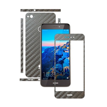 Folie de protectie Carbon Skinz, Husa de tip Skin Adeziv pentru Carcasa, Carbon Gri Argintiu dedicata Huawei P9 Lite 2017 Folie de protectie Carbon Skinz, Husa de tip Skin Adeziv pentru Carcasa, Carbon Gri Argintiu dedicata Huawei P9 Lite 2017