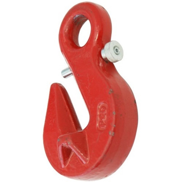 Füles biztonsági kampó, 10mm