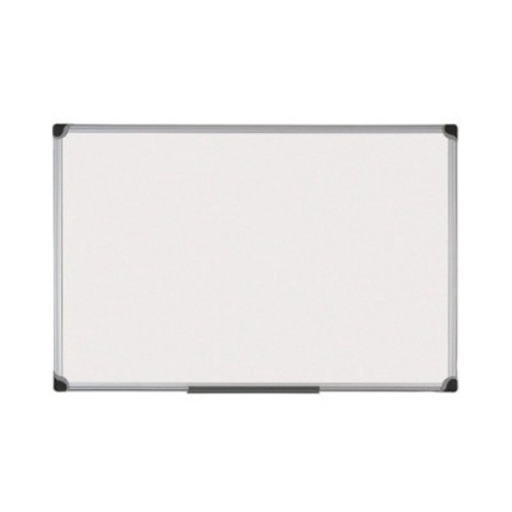 Tabla magnetica, Aluminiu/Plastic, 40x30 cm, Alb/Argintiu