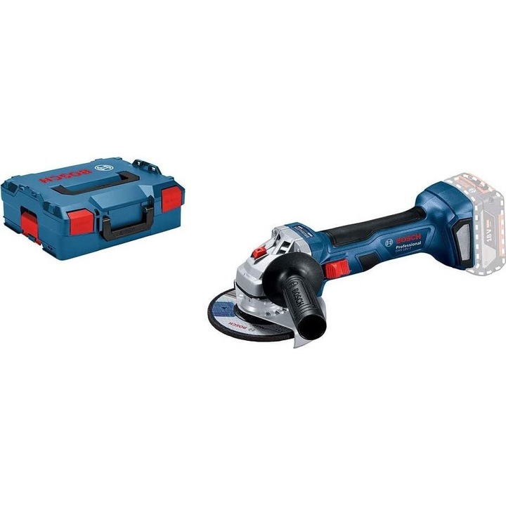 Polizor unghiular, Bosch, Reincarcabil, 11000rpm, Albastru