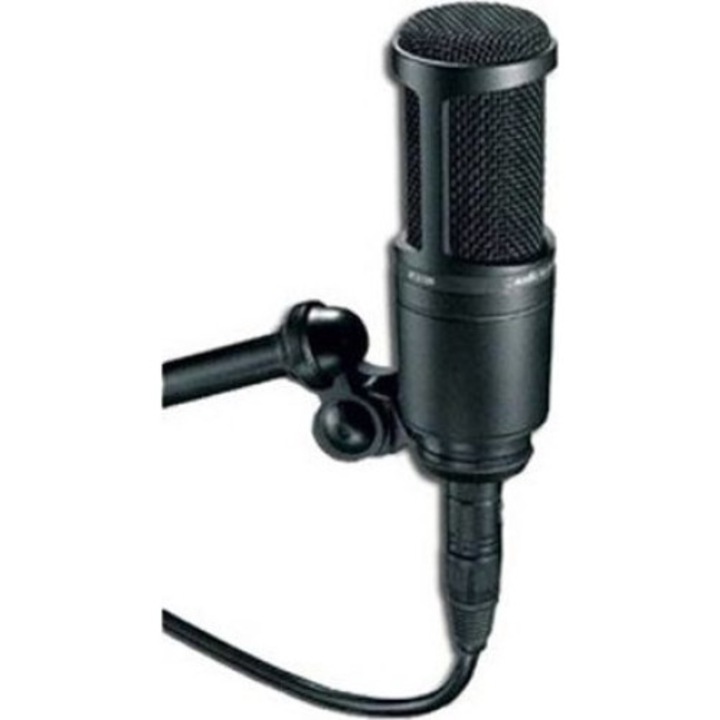 Mikrofon, Audio-Technica, Cardioid, 20000 Hz, Fekete