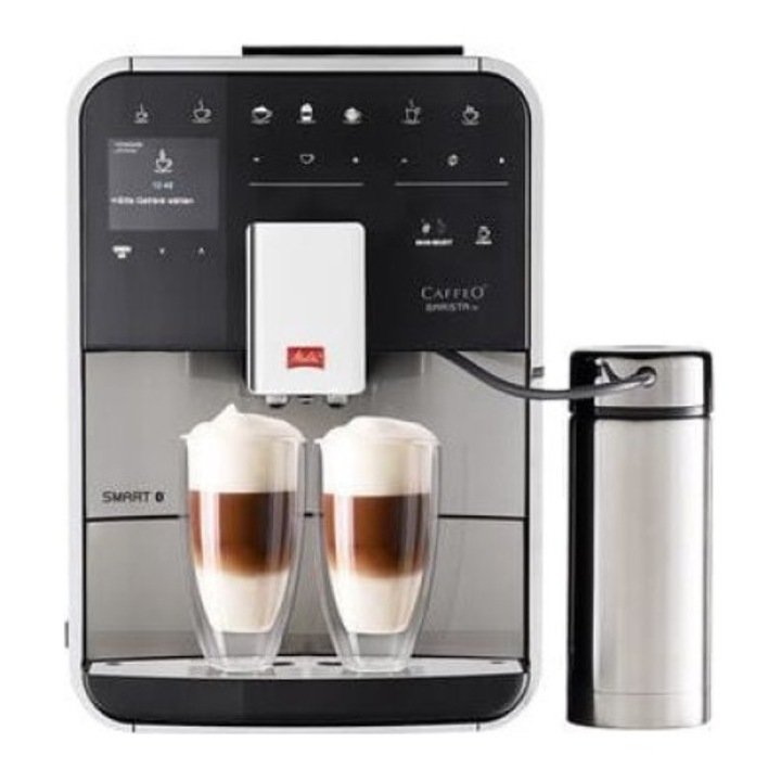 Espressor, Melitta, 1450 W, 37,2 x 25,9 x 46,5 см, 1,8 л, черен/сив