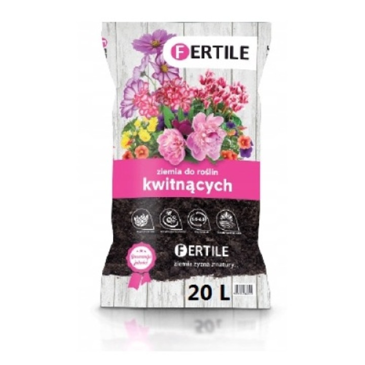 Pamant pentru flori, Fertile, 20 litri