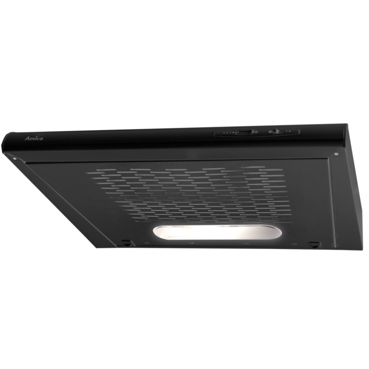 Аспиратор за вграждане, Amica, LED, 3 скорости, 60см, Черен