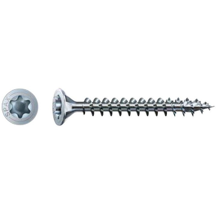 Surub universal, Spax, Inox, 4.0x35mm, Argintiu
