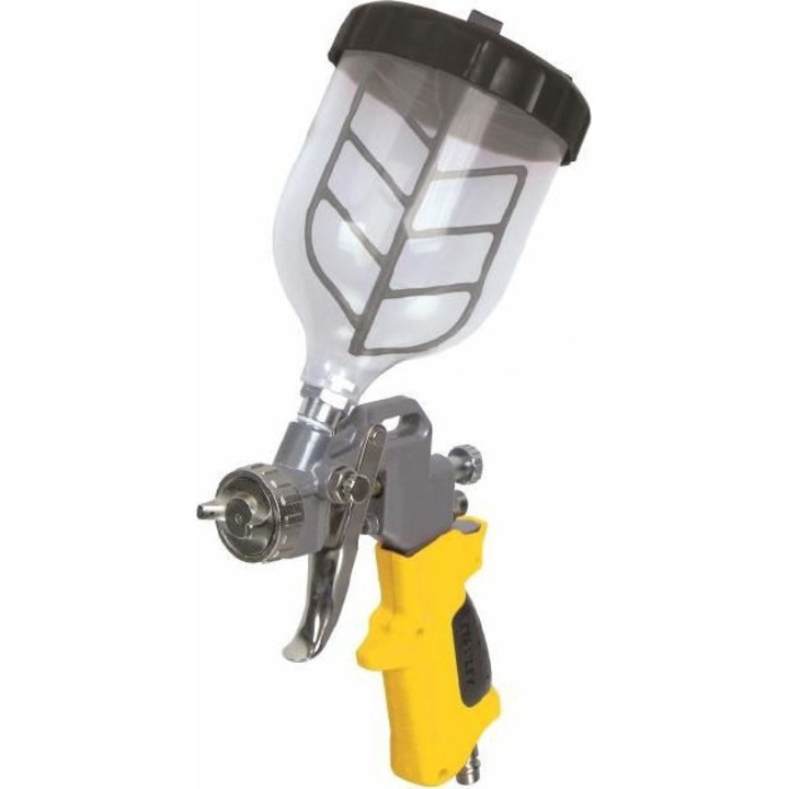 Pistol de vopsit, Stanley, Plastic, 250 l/min, 3.5 bar, 0.5 l, Multicolor